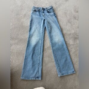 MOTHER kick it -never let it go Light Blue jeans size 25